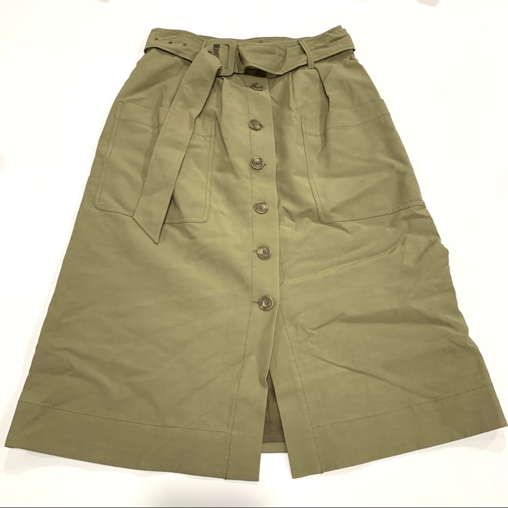 Nordstrom Signature Women’s Olive Green Skirt